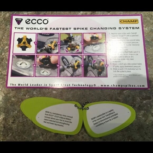 Ecco Biom Natural Motion Gore-Tex Golf Shoes - Size 7 - Picture 5 of 12